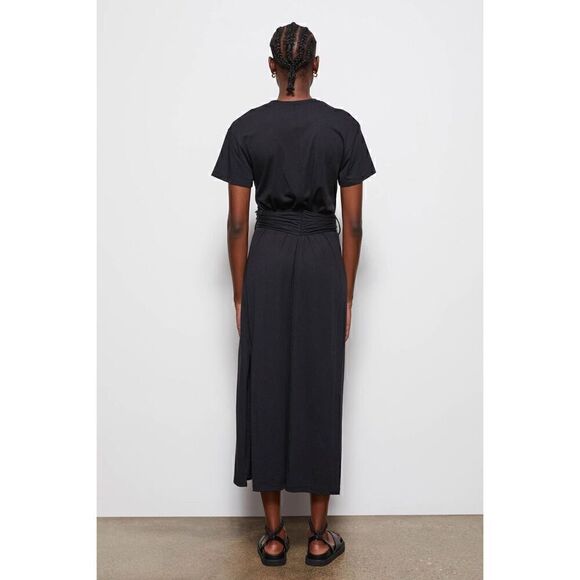 NWT Jonathan Simkhai Standard Sarah Dress cotton crew neck - Picture 5 of 16